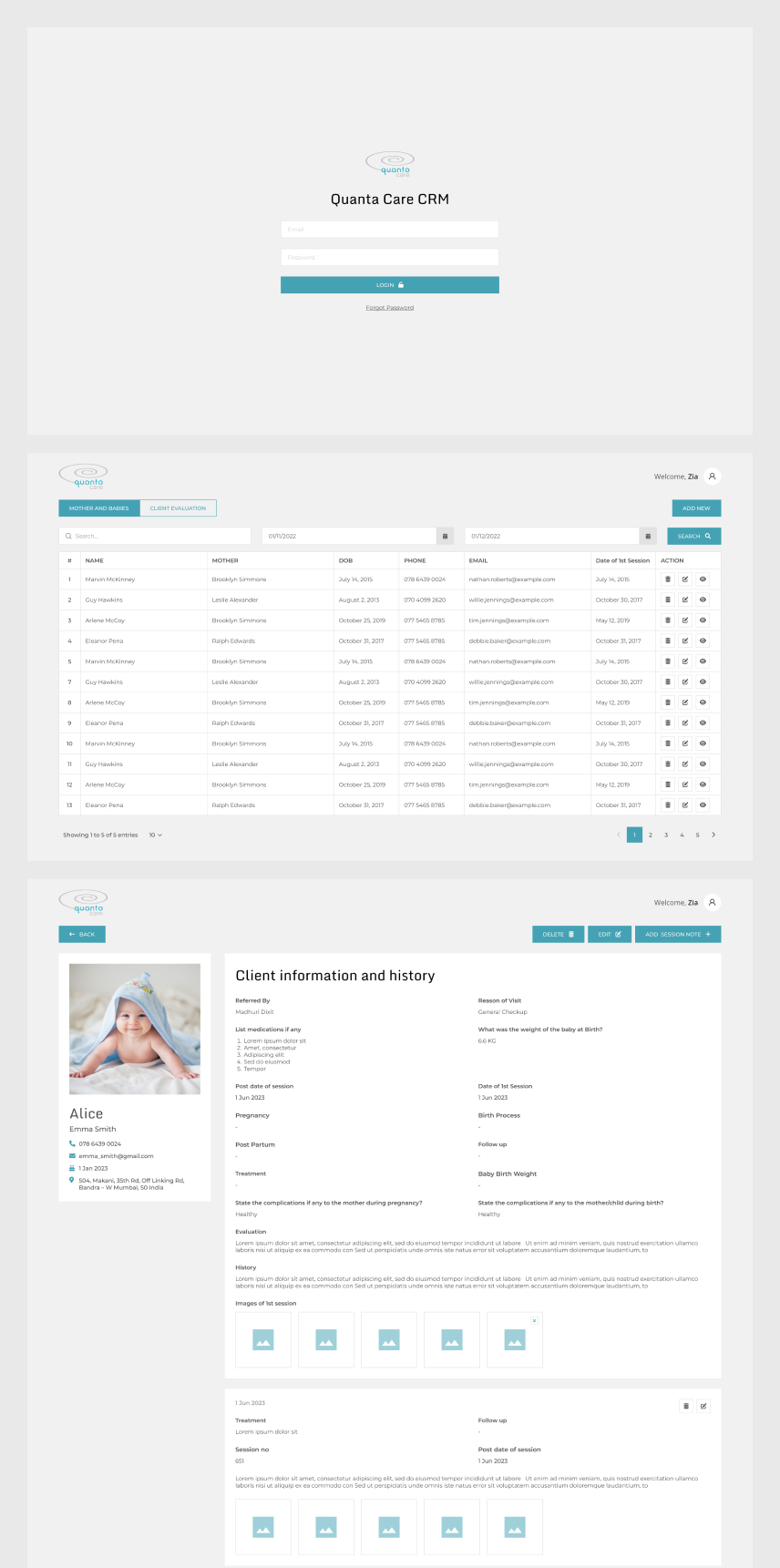 QuantaCare CRM